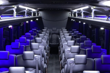 Herriman Charter Bus Interior