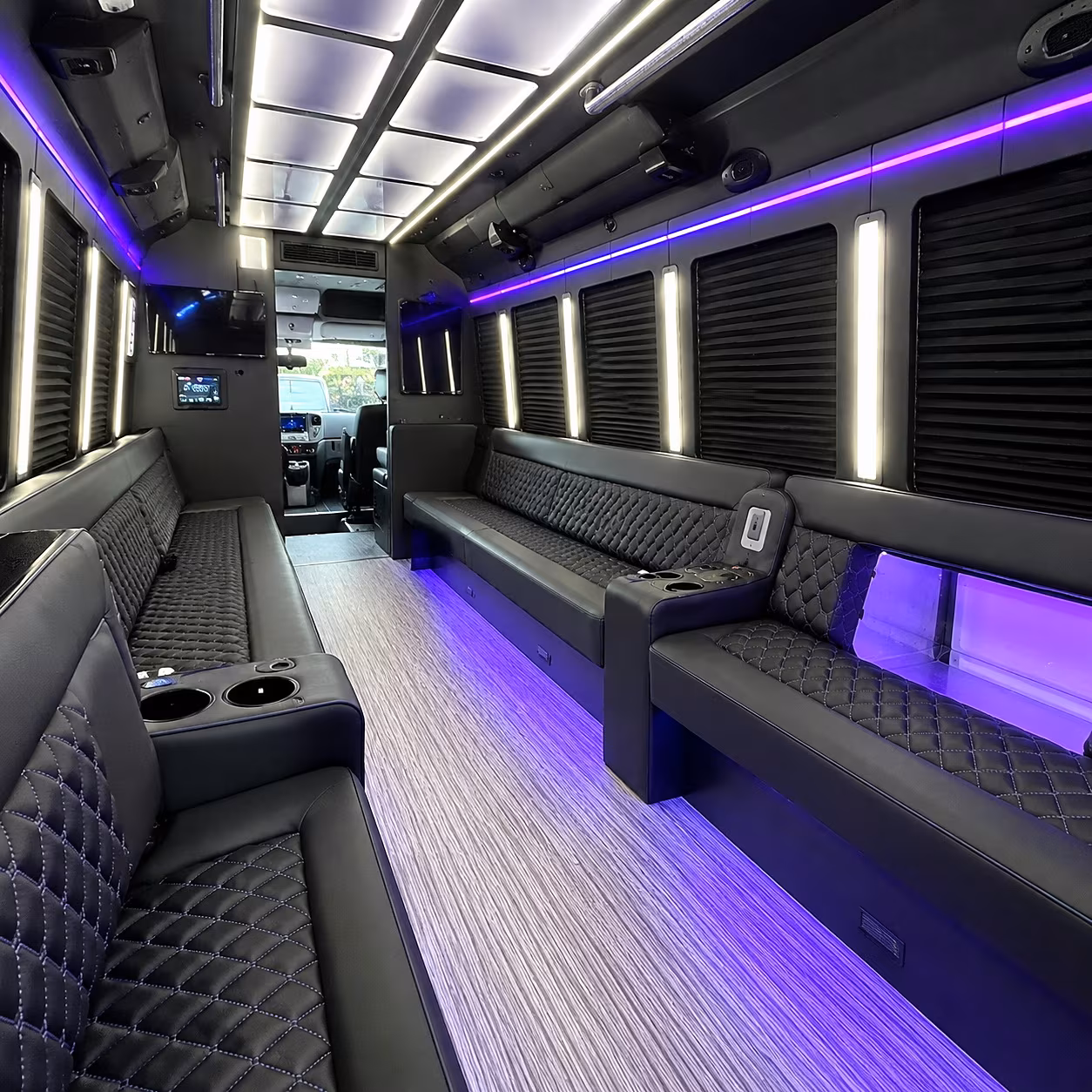 herriman charter bus interior 2