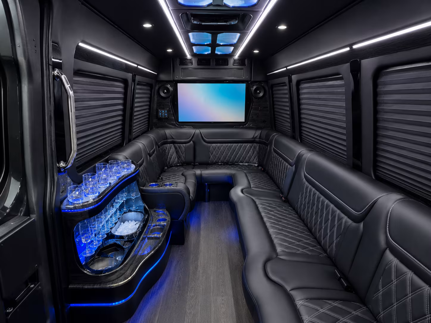wedding shuttle buses for herriman receptions temple events